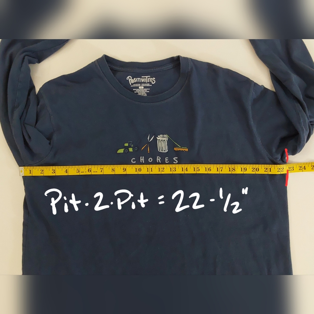 POSITIVITEES Women's TEE / SIZE: LARGE - Picture 5 of 7